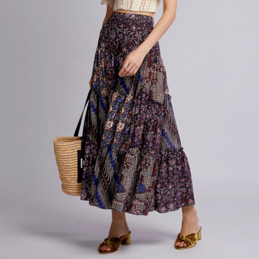 Ulla Johnson Asilia Floral Maxi Skirt - size 6